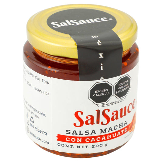 SalSauce® Salsa Macha con cacahuate 7oz/200 g